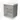 Grey wooden Bathroom unit with two drawers, white vanity units with basin and metal handles, ideal for modern bathrooms.