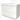 Witte wastafelmeubel met twee softclose lades, modern design, ideaal voor stijlvolle badkamerorganisaties.