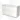 Wit wastafelmeubel met twee brede lades, strak design, perfect voor moderne badkameropslag.