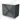 Anthracite-grey bathroom furniture set with two drawers and white ceramic basin, sleek design for modern bathrooms.