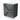 Dark grey Bathroom cabinet with two drawers, modern design, ceramic sink and sleek handles, ideal for compact bathrooms.