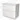 Modulo Slim Vanity units with basin | 80 cm High-gloss white Handle-less front Ceramic 2 Stacked drawers BMW37-00521