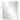 Square bathroom mirror, sleek design, frameless, clear glass, ideal for modern interior styles.