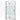 Glass shower door with frosted glass privacy panel, aluminium profile and modern design; ideal for stylish bathroom decoration.