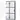 Black industrial shower door with glass, steel frame and hinges, ideal as a modern eye-catcher in the bathroom.