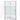 Glass shower door with frosted green panel, stainless steel frame and modern hinges, ideal as a stylish bathroom solution.