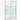Glass shower door with frosted glass and silver profiles, modern design, ideal for stylish bathroom design.