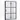 Matte black shower door with industrial design, glass panels and minimalist handle, perfect for a modern bathroom.