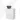 White bathroom cabinet with glossy finish, featuring a stylish black ceramic countertop wash basin.