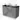 Grey bathroom furniture set with black top, two white basins and modern drawers, ideal for elegant bathroom fittings.