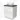 White hanging bathroom unit with round countertop wash basin, anthracite wooden worktop and two drawers for stylish and practical bathroom storage.