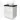 White bathroom cabinet with black glass worktop and round basin on top, modern design for stylish bathroom storage.
