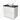 White bathroom furniture set with black top and round countertop wash basin, modern design, ideal for stylish bathrooms.