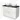 White bathroom unit with two round countertop wash basins, black worktop and metal handles; stylish and functional for modern bathrooms.