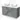 Grey bathroom furniture set with double basin, sleek drawers and modern finish, ideal for stylish bathrooms.