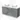 Grey bathroom unit with double chest of drawers, white ceramic vanity units for countertop wash basins and sleek design, perfect for modern bathrooms.