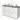 Wit badkamermeubel met dubbele waskom, grijs blad en ruime opberglades, modern design voor stijlvolle badkamers.