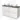 Wit badkamermeubel met dubbele wastafel, grijs blad, moderne glanzende afwerking en softclose lades voor extra comfort.