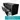 Black vanity unit with high-gloss finish, spacious pull-out drawers and sleek design; ideal for modern bathroom storage.
