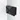 Matte black metal shower wall clamp for glass, sleek and modern design, ideal finish for a stylish bathroom.