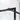 Diamond Shower enclosure | 140x80 cm Matte black Clear with 4 black stripes Pivot door Rectangle CDB223514318MB
