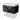Black floating bathroom unit with white vanity units with basin, sleek design and black metal handle, perfect for modern bathrooms.
