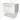 White hanging bathroom cabinet with glossy finish, metal handle and spacious drawers, ideal for modern bathroom fittings.