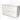 White, glossy bathroom unit with two soft-close drawers, modern design and ample storage.