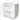 Witte badkamermeubel met twee softclose lades, strak design en matte afwerking, ideaal voor moderne badkamers.