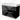 Black and white high-gloss bathroom unit with a sleek vanity unit with basin, two drawers and modern handles, ideal for contemporary bathrooms.