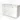 Witte houten badkamermeubel met dubbele wastafel, vier lades en een modern design, perfect voor stijlvolle opbergruimte.