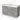 Double vanity unit, wood-look grey, with soft-close drawers; ideal for a modern bathroom design.