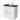 Modulo Plato Vanity units for countertop basin | 80 cm High-gloss white Flat front High-gloss black worktop 2 stacked drawers under each other BMK13-00090