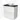 Modulo Plato Vanity units for countertop basin | 80 cm High-gloss white Handle-less front High-gloss black worktop 2 stacked drawers under each other BMK13-00118