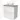 Modulo Plato Vanity units for countertop basin | 80 cm High-gloss white Handle-less front Oak worktop 2 stacked drawers under each other BMK13-00119