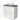 Modulo Plato Vanity units for countertop basin | 80 cm High-gloss white Handle-less front Dark grey concrete worktop 2 stacked drawers under each other BMK13-00126