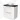 Modulo Plato Vanity units for countertop basin | 80 cm Matte white Flat front Matte black worktop 2 stacked drawers under each other BMK13-00127