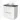 Modulo Plato Vanity units for countertop basin | 80 cm Matte white Flat front Dark grey worktop 2 stacked drawers under each other BMK13-00131