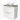 Modulo Plato Vanity units for countertop basin | 80 cm Matte white Flat front Mid brown oak worktop 2 stacked drawers under each other BMK13-00136