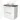 Modulo Plato Vanity units for countertop basin | 80 cm Matte white Flat front Dark brown oak worktop 2 stacked drawers under each other BMK13-00137