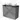 Modulo Plato Vanity units for countertop basin | 100 cm Mid grey Handle-less front Matte black worktop 2 stacked drawers under each other BMK13-00519