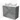 Modulo Plato Vanity units for countertop basin | 100 cm Mid grey Handle-less front High-gloss white worktop 2 stacked drawers under each other BMK13-00521