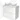 Modulo Plato Vanity units for countertop basin | 100 cm Matte white Handle-less front High-gloss white worktop 2 stacked drawers under each other BMK13-00605