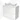Modulo Plato Vanity units for countertop basin | 100 cm Matte white Handle-less front Matte white worktop 2 stacked drawers under each other BMK13-00606