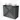 Modulo Plato Vanity units for countertop basin | 100 cm Dark grey Slat front Matte black worktop 2 stacked drawers under each other BMK13-00631