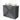 Modulo Plato Vanity units for countertop basin | 100 cm Dark grey Slat front Dark brown oak worktop 2 stacked drawers under each other BMK13-00641