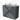 Modulo Plato Vanity units for countertop basin | 100 cm Dark grey Handle-less front Mid grey worktop 2 stacked drawers under each other BMK13-00646