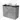 Modulo Plato Vanity units for countertop basin | 100 cm Light grey concrete Flat front High-gloss black worktop 2 stacked drawers under each other BMK13-00874