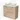Modulo Plato Vanity units for countertop basin | 100 cm Light brown oak Flat front High-gloss white worktop 2 high drawers standing drawers under each other BMK13S-00199