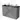 Modulo Plato Vanity units for countertop basin | 120 cm Mid grey Flat front High-gloss black worktop 4 high drawers BMK14-00048